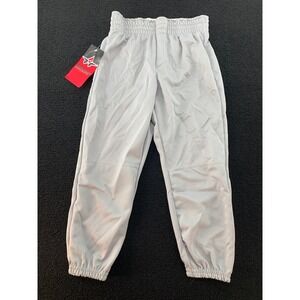 Alleson Athletic Youth Baseball Softball Pants‎ Grey Size M Kids